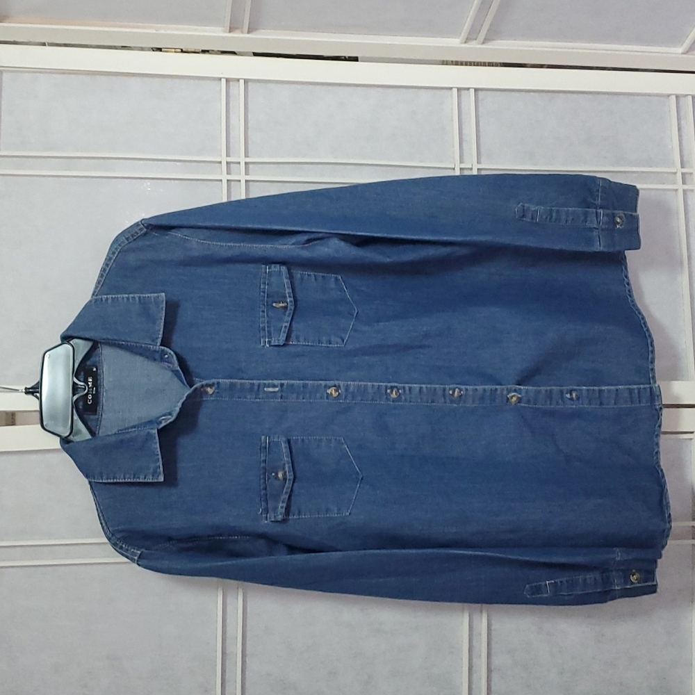 NWOT COMME Women's Denim Shirt